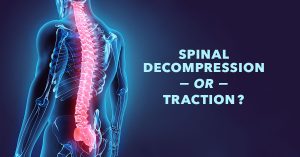 is spinal decompression the same as traction?