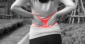 back pain from gardening