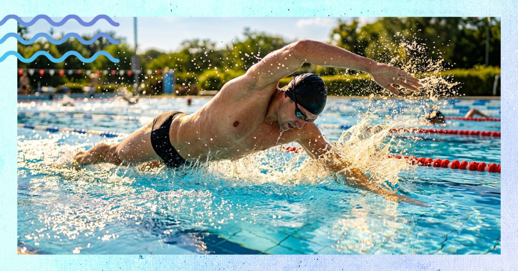 Professional swimmer